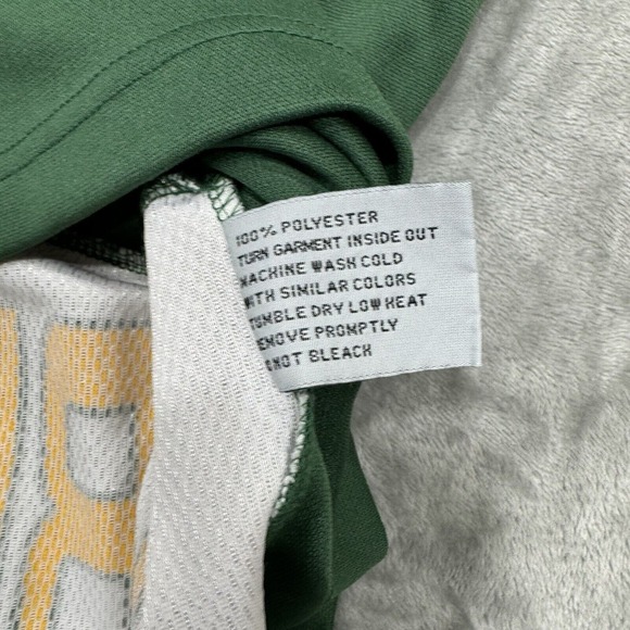 Green Bay Packers Shirt Mens Medium Long Sleeve V‎ Neck Jersey Big Time Player - Picture 8 of 8